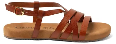 Produktbild von Lazamani Lotta Damen Leder-Sandalen Tan Größe 41