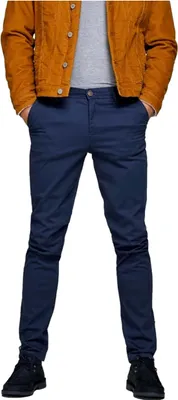 Image de Jack&Jones Pants 12150148-NAVY in Blue color size 31-30