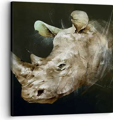 Produktbild von Bild auf Leinwand - Leinwandbild - Tier Abstraktion - 30x30cm - Wand Bild - Wanddeko - Wandbilder - Leinwanddruck - Bilder - Kunstdruck - Wanddekoration - Leinwand bilder - Wandkunst - AC30x30-3969