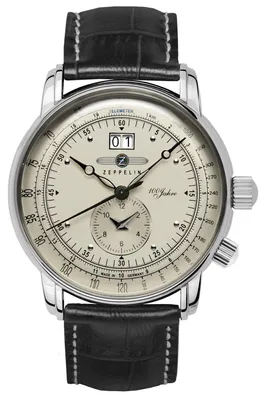 Produktbild von ZEPPELIN 7640-5 Uhr Herrenuhr Lederarmband Datum schwarz