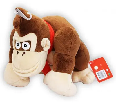Produktbild von Nintendo Offizieller Super Mario Donkey Kong Plüsch, 22,9 cm