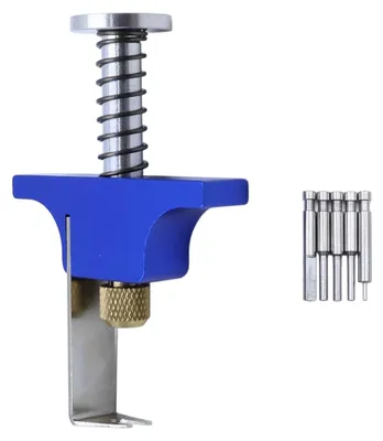 Propellerabzieher aus Aluminium, 5 Auswerferstifte, blau