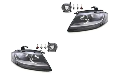 Produktbild von Johns, Scheinwerfer Satz Halogen passend für Audi A4 8K 11/07-01/12 H7 H7 +Nebel+Leuch. 8K0941029 8K0941003 8K0941029AF 8K0941030 8K0941004 8K0941030A