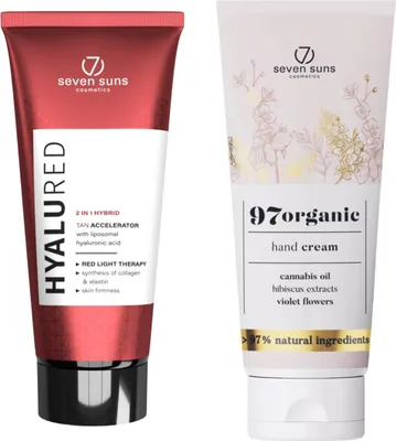Produktbild von 7suns HyaluRed Hyaluronic Bräunungsbeschleuniger + Gratis Handcreme 75ml