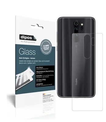 Produktbild von 1x Schutzfolie für Xiaomi Redmi Note 8 Rückseite matt - Anti-Shock 9H Folie dipos Glass Kunststoffglas