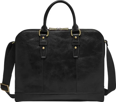 Produktbild von FOSSIL Businesstasche mit Laptopfach Dillon Pilot Bag Black schwarz braun