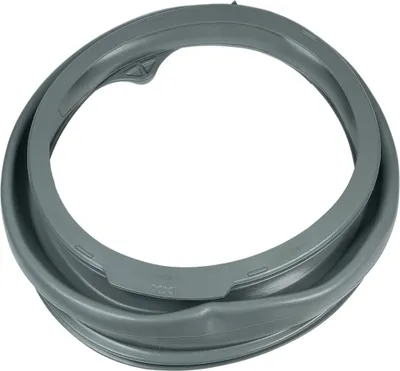 Image de Joint de porte gris Joint d'étanchéité avec trous de drainage Machine à laver Lave-linge Appareil de lavage Electrolux AEG 132724600 1327246003 compatible Husqvarna Fensa Fors