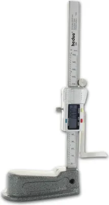 Produktbild von hedue® Digitales Höhenmessgerät - Höhenreißer mit 0-150 mm Messbereich, Höhenmesser zum Einrichten von Sägeblättern und Fräsköpfen