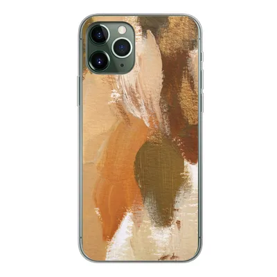 Obrázok produktu pre Kryt mobilného telefónu pre Apple iPhone 11 Pro Farba - oranžová - zelená Silikónové mäkké puzdro