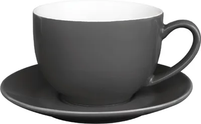 Produktbild von Olympia Cafe Cappuccinotassen grau 34cl (12 Stück)