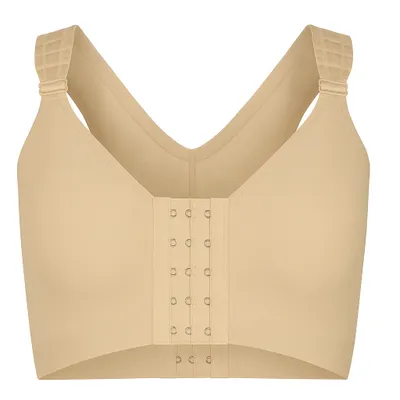 Produktbild von Linorie Postoperativer Kompressions BH Post-OP BH Vorderverschluss - Beige - 2XL
