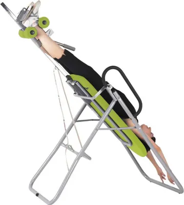 Produktbild von Massageliege, Inversionsbank mit grauem Rahmengestell, div. Farben, Farbe:58 kiwi