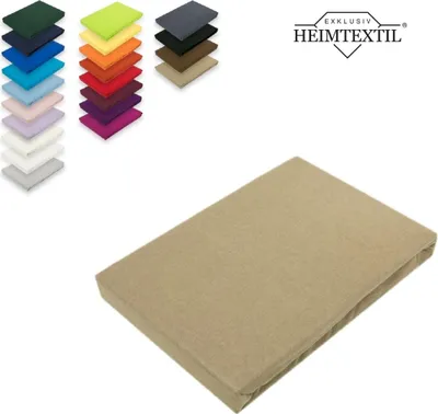 Produktbild von Topper Jersey Spannbettlaken Bettlaken Marke 140 - 160 cm x 200 cm Sand
