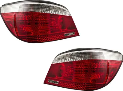 Productafbeelding van Achterlichtset links en rechts, 12V, P21W, PY21W, W16W, HELLA, voor BMW 5-serie