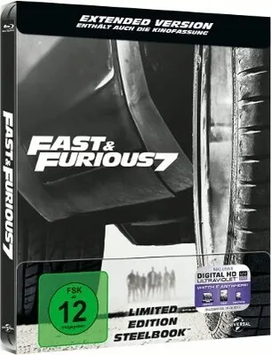 Produktbild von Fast & Furious 7 - Extended Version (Steelbook)