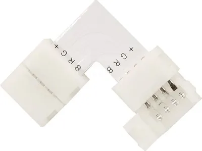 Immagine prodotto di Connettore per strisce LED RGB 4 pin 10mm Eko-light EKPZ029