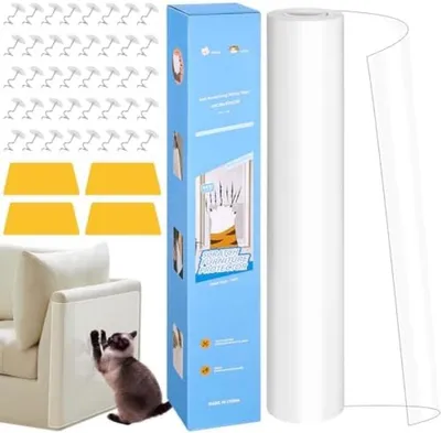 Produktbild von PromoHome® Transparente Kratzschutzfolie für Möbel – 8 Meter Selbstklebender Schutz, 40 cm breit