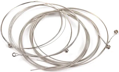 Zdjęcie produktu dla Struny do gitary elektrycznej z drutu stalowego, w tym E-1st B-2nd G-3rd D-4th A-5th E-6th