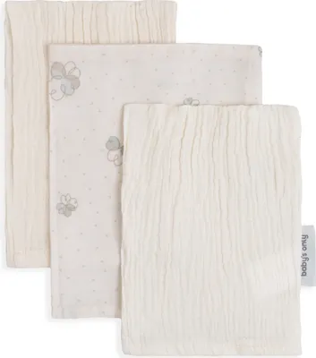 Produktbild von Baby's Only Waschlappen Tender - 3-pack - Linen/Clover