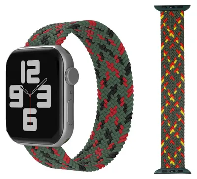 Produktbild von Für Apple Watch Series 10 42mm / 9 8 7 41 / 6 SE 5 4 40 / 3 2 1 38mm Uhr Nylon Armband Ersatz