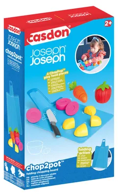 Image de Set de jouets pour couper les légumes et les fruits 6 pièces petit chef Joseph Joseph Chop2Pot Casdon