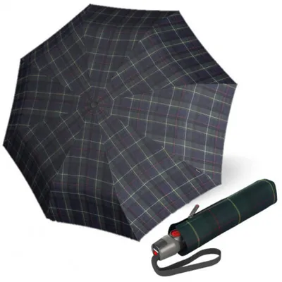 Obrázek produktu pro Knirps KNIRPS T.200 CHECK HUNTER - elegantní dámský plně automatický deštník
