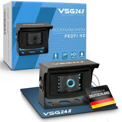 Produktbild von Rückfahrkamera PROFI HD | Stoßfest & Erschütterungsresistent HD-1080P Auflösung IP69K RV-23563