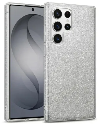 Produktbild von Handy Case für Samsung Galaxy S26 Ultra Hülle Glitzer Cover TPU Schutzhülle, Silber