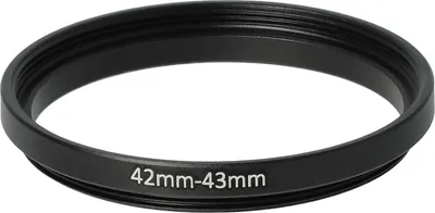 Produktbild von vhbw Step-Up-Ring Adapter 42mm - 43mm für Kamera Objektiv - Filteradapter, Metall Schwarz
