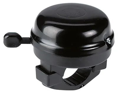 Produktbild von Fahrradklingel Fahrradglocke - Ø 50 mm - Puristisches Design - Schwarz