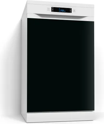 Produktbild von DEQORI Magnetmatte Spülmaschine beschreibbar 60x80 cm 'Schwarz' Magnetfolie Deko-Folie