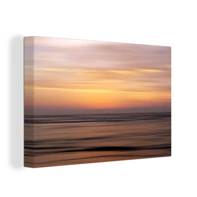 Obrázek produktu pro OneMillionCanvasses® Malba na plátně Nástěnná malba na plátně - Západ slunce u moře - 150x100cm