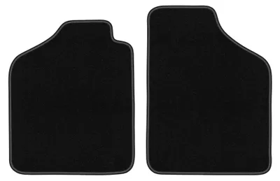 Imagen del producto de Alfombrillas delanteras de moqueta para Fiat Uno 1983-2001 (hatchback) – 2 piezas, negras, a medida – Wielganizator BASIC