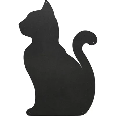 Productafbeelding van KalaMitica magnetisch whiteboard met kattenmotief, 56x38 cm, staal, antraciet, schrijftableau