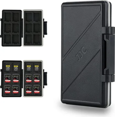 Produktbild von Speicherkarten-Etui für 12 SD + 12 CFexpress Typ-A Karten, wasserabweisend