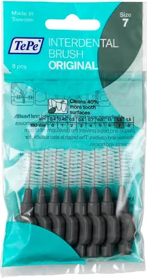 Produktbild von TePe Interdentalbürsten grau 1,3 mm 8er Beutel