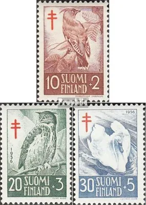 Produktbild von Briefmarken Finnland 1956 Mi 461-463 (kompl.Ausg.) gestempelt Bekämpfung der Tuberkulose
