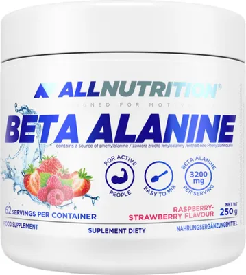 Produktbild von ALLNUTRITION Beta alanine, Pulver, Erdbeere, Beta-Alanin, 1 Stück(e), 250 g, 3500 mg