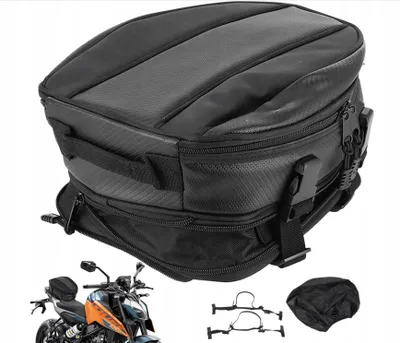 Zdjęcie produktu dla Torba Motocyklowa Na Siedzenie 7-10L Wodoodporna Rozszerzana Sakwy Boczne