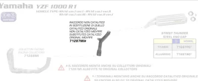 Image de ARROW Connecteur central pour Yamaha YZF R1