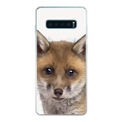 Produktbild von MuchoWow® Handyhülle Schutzhülle Hülle für Samsung Galaxy S10 Plus Fuchs - Tiere - Jungtier - Jungen - Mädchen - Kind Silikon Softcase Handy Hülle - Schutzhülle