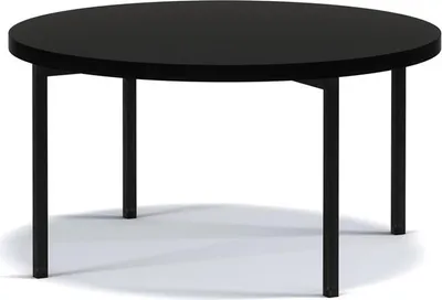 Produktbild von BETTSO Beistelltisch Kaffeetisch Couchtisch Sofatisch Nachttisch Betttisch Gestell aus Metall Tischplatte aus Holz HANS C Schwarz