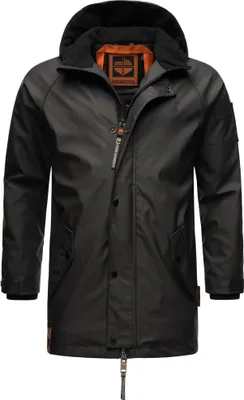Produktbild von Stone Harbour Herren Regen Jacke Mantel Outdoor Windbreaker Übergangsjacke Rihaa Schwarz Gr. 48 - M