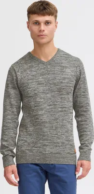 Produktbild von BLEND BHDansel Herren Strickpullover Feinstrick Pullover mit V-Ausschnitt Rippbündchen Baumwollmischung Regular fit
