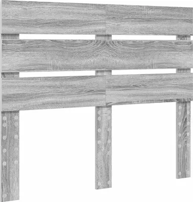 Image de Tête de lit vidaXL en bois composite gris Sonoma