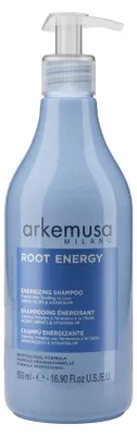 Obrázek produktu pro Arkemusa | Root Energy Energizing Shampoo - 500 ml - Posilující - Vypadávání vlasů - Péče o vlasy
