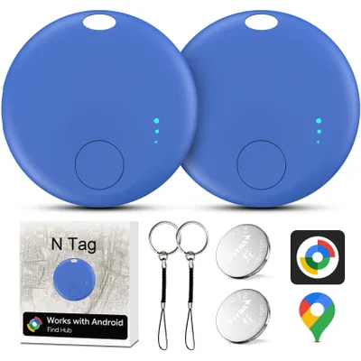 Productafbeelding van Air Tracker Android, 2-pack slimme tracker, sleutelzoeker, compatibel met