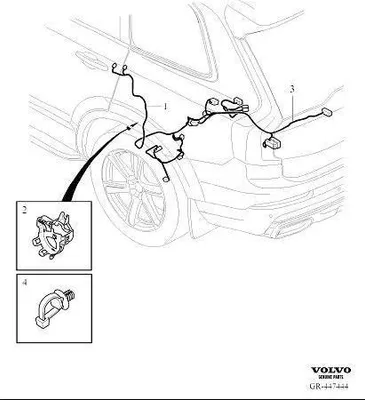 Obrázek produktu pro VOLVO XC90 II zadní rozchodka levého kola OE 32265390