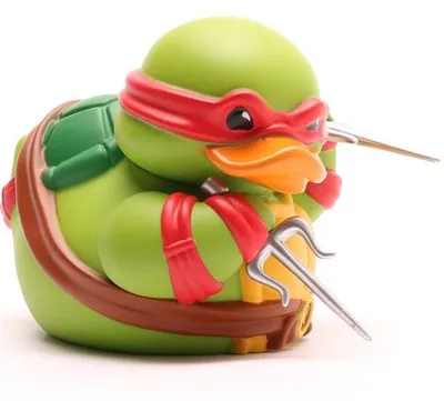 Produktbild von TUBBZ Badeente Mutant Ninja Turtles Raphael Boxed Edition Vinyl 10 cm