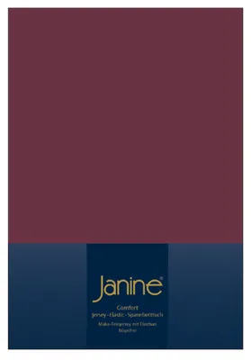 Produktbild von Janine ELASTIC Spannbetttuch 5002  150 X 200 burgund